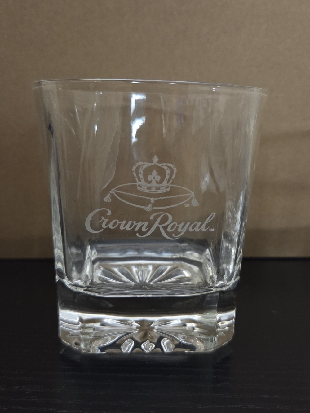 Clear Glass Tumbler - Branded Whiskey Glass